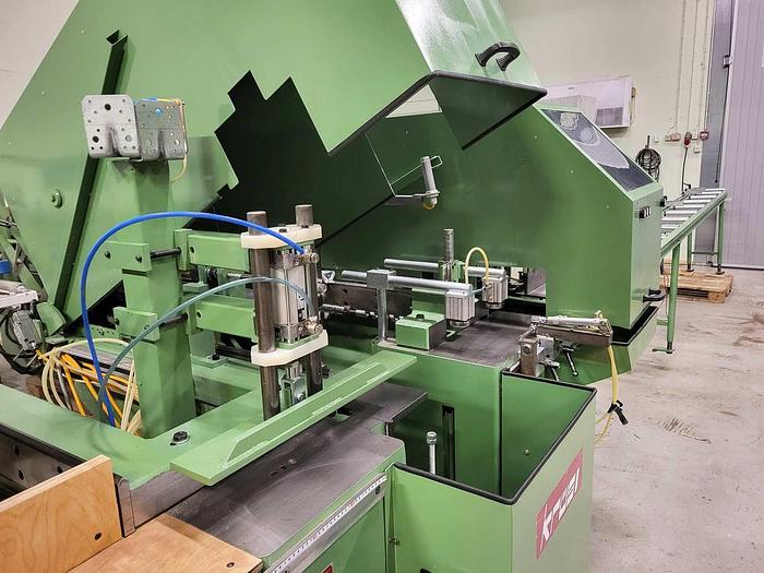 Used KRÜSI chalet building machine / log house production line type CM 40