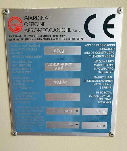 Used 2000 Giardina UV curing / drying tunnel Giardina GST