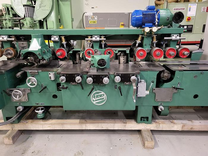 Used 1984 Weinig Germany Four side planer / moulder Unimat 22N, 7 spindles