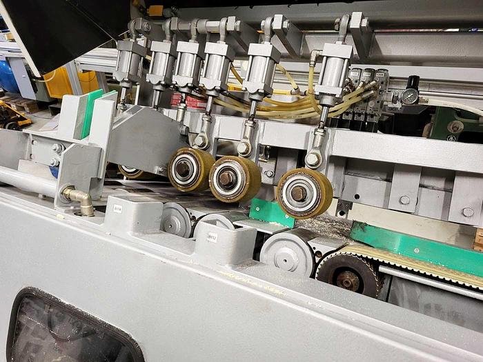 Used PAUL MKL11 CNC full optimisation cross-cut saw line