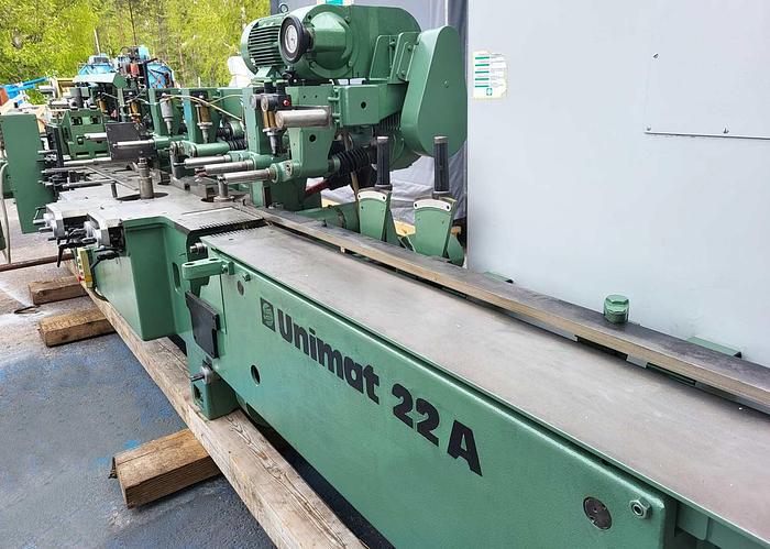 Used WEINIG Planer /moulder Unimat 22A, 9 head