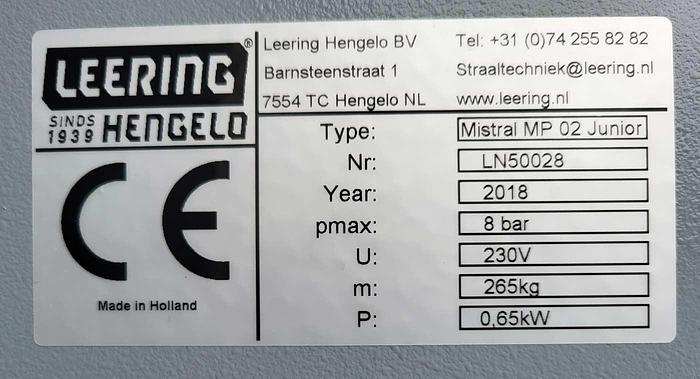 Used Pressure blasting unit MISTRAL MP-02 Junior