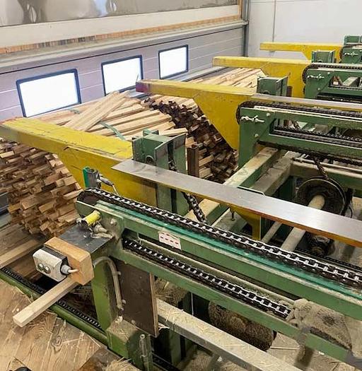 Used Complete Stacking and destacking for a saw and planer line