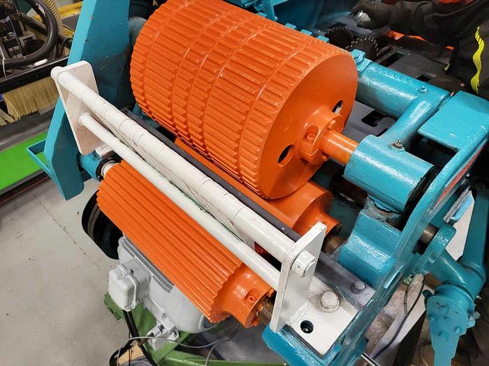 Used Söderhamn( Kockums )Edger 511-A with complete automatic mechanization