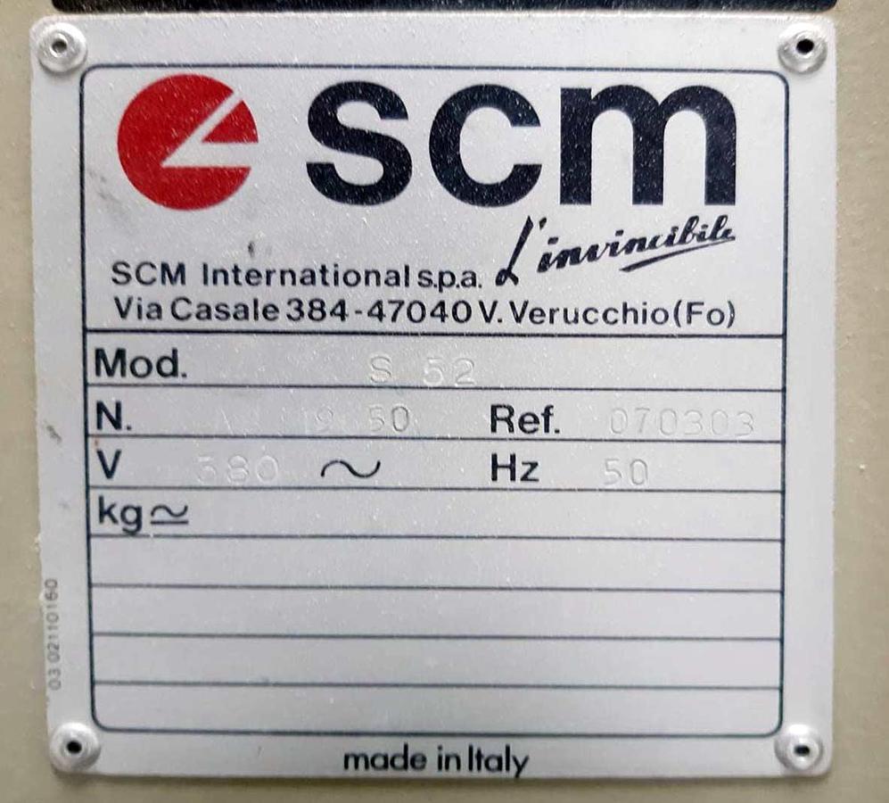Used SCM S52 Thicknesser