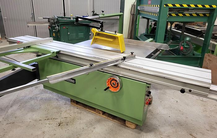 Used Panhans format table saw type 684 E 