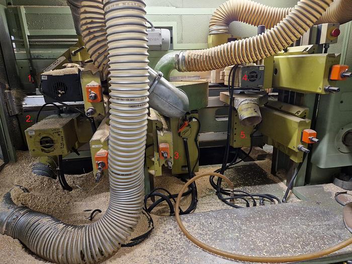 Used GABBIANI Double end Tenoner Line, T Modul