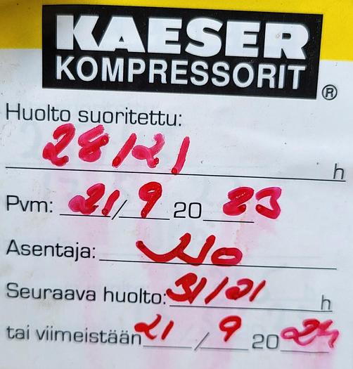 Used Kaeser ASD 57T Sigma screw compressor