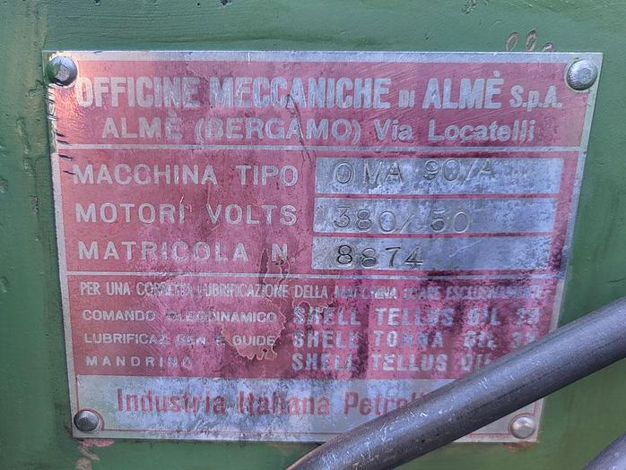 Used OMA 90 /A Automatic woodturning machine