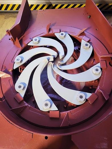 Refurbished Valonkone Debarking machine Valonkone VK26T-2 rotors with in and out feeding conveyor