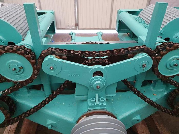 Used Söderhamn( Kockums )Edger 511-A with complete automatic mechanization