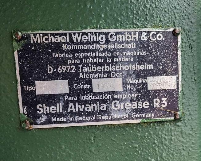 Used WEINIG Planer /moulder Unimat 22A, 9 head