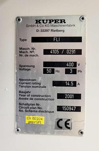 Used KUPER Veneer Splicer FLI Innovation