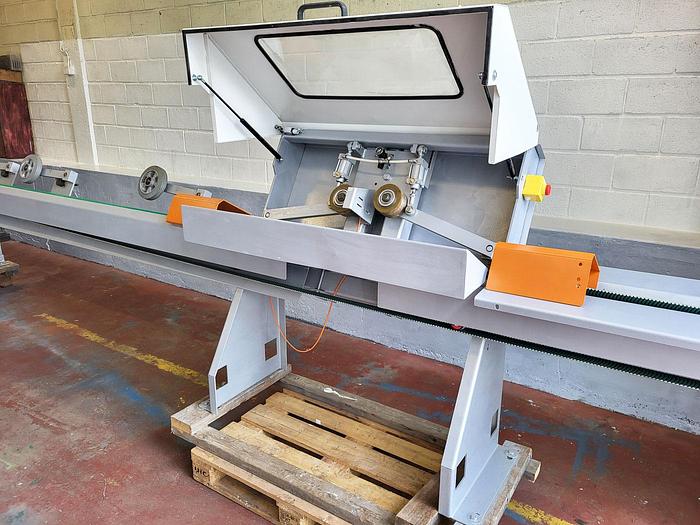 Used PAUL MKL11 CNC full optimisation cross-cut saw line