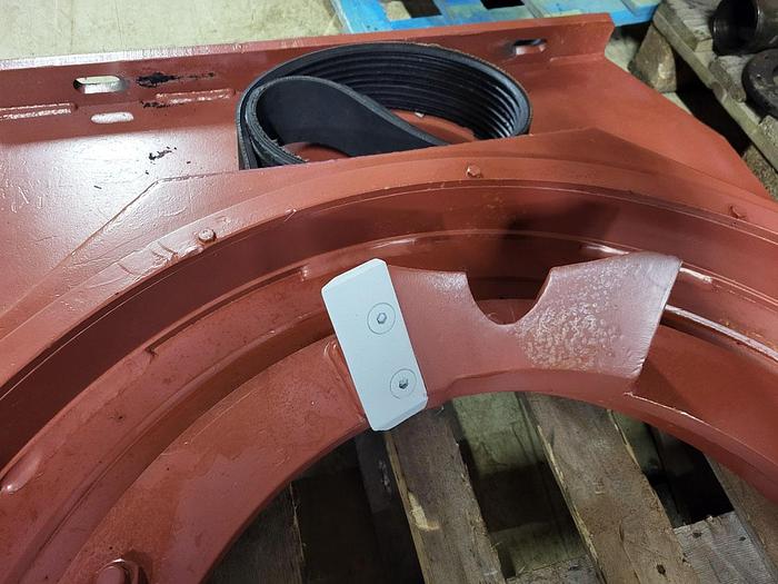 Refurbished Valonkone Debarking machine Valonkone VK26T-2 rotors with in and out feeding conveyor