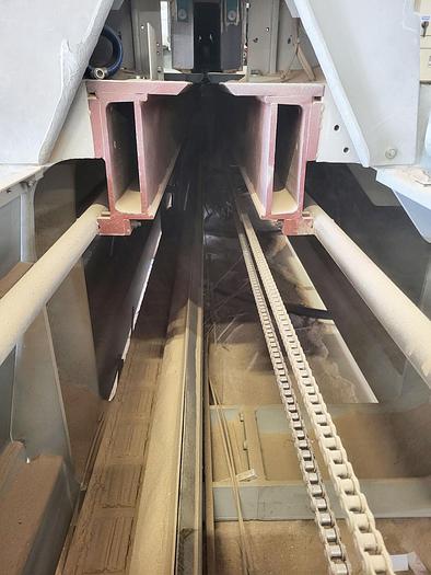 Used GIBEN Prismatic 301 SPT beam saw with lifting table