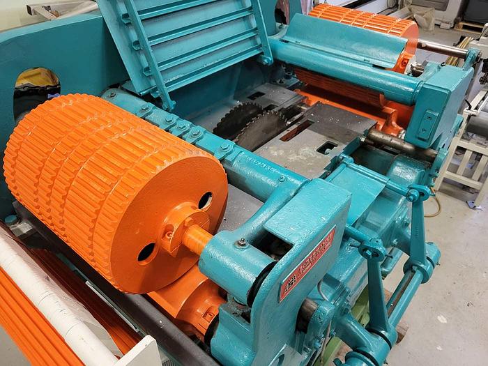 Used Söderhamn( Kockums )Edger 511-A with complete automatic mechanization