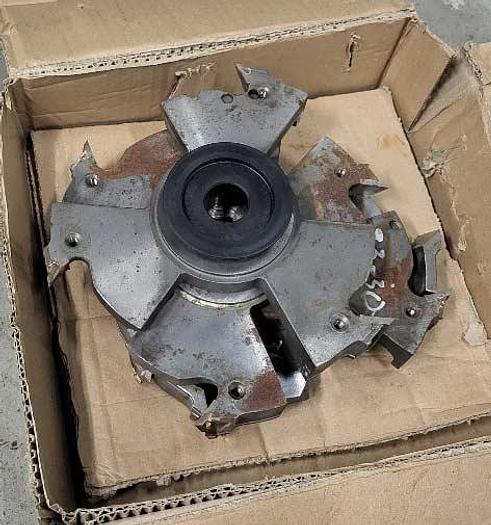 Used KRÜSI chalet building machine / log house production line type CM 40