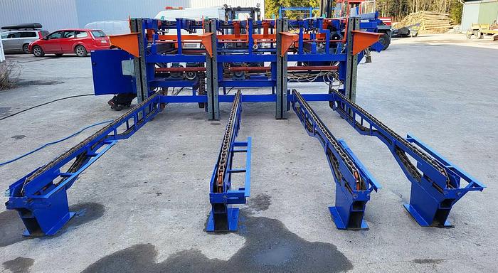 Used ALMAB Kujakon SSHK-5 Stacking line for sawn timber 6m