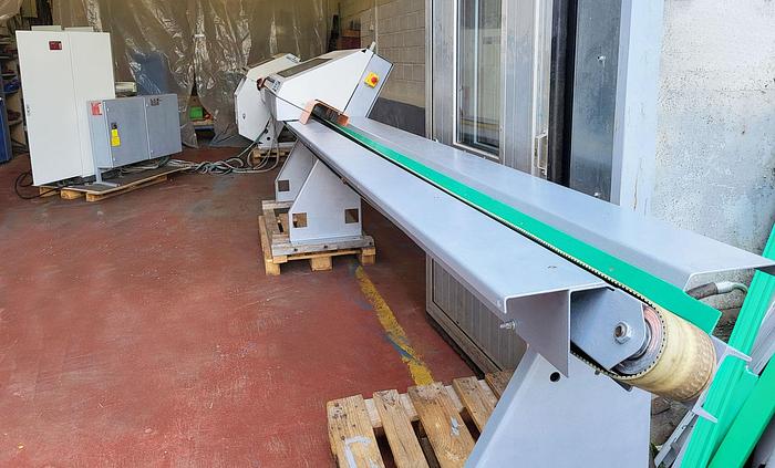 Used PAUL MKL11 CNC full optimisation cross-cut saw line