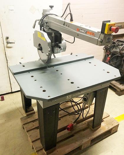 Used DEWALT radial arm saw