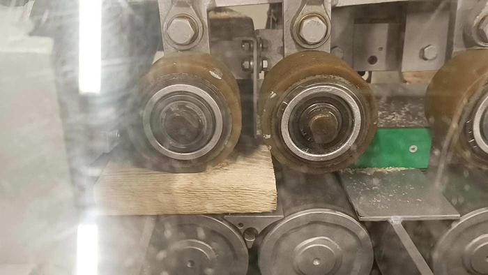 Used PAUL MKL11 CNC full optimisation cross-cut saw line