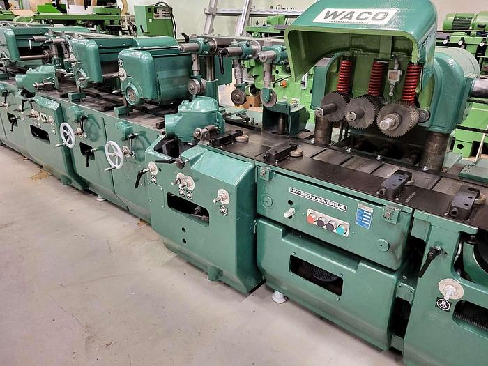 Used WACO HM200 UNIVERSAL, Planer-Moulder 10 spindle machine