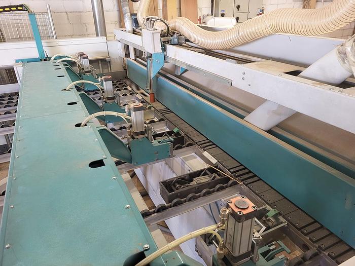 Used GIBEN Prismatic 301 SPT beam saw with lifting table