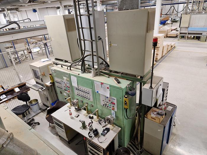 Used GABBIANI Double end Tenoner Line, T Modul