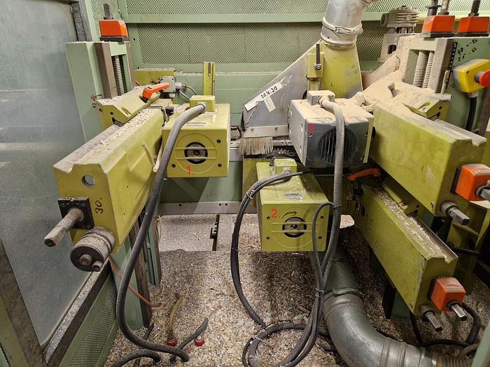 Used GABBIANI Double end Tenoner Line, T Modul