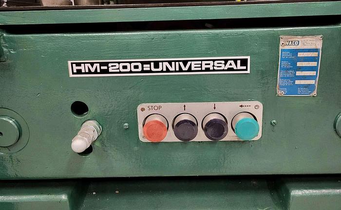 Used WACO HM200 UNIVERSAL, Planer-Moulder 10 spindle machine
