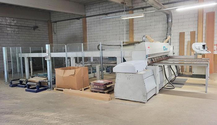 Used GIBEN Prismatic 301 SPT beam saw with lifting table