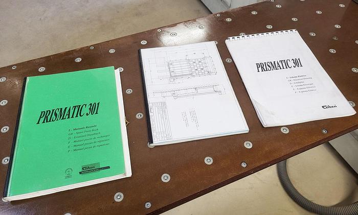Used GIBEN Prismatic 301 SPT beam saw with lifting table