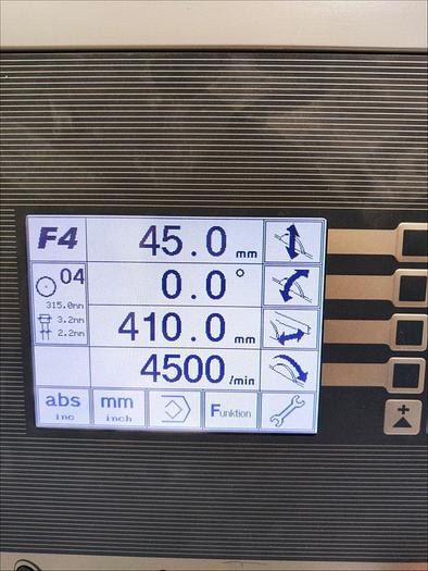 Used FORMAT4 Kappa 400 x-motion sliding table saw