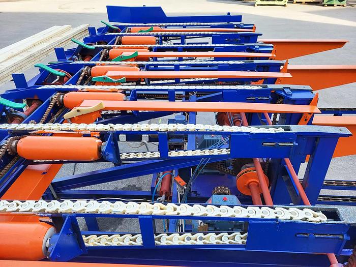 Used ALMAB Kujakon SSHK-5 Stacking line for sawn timber 6m