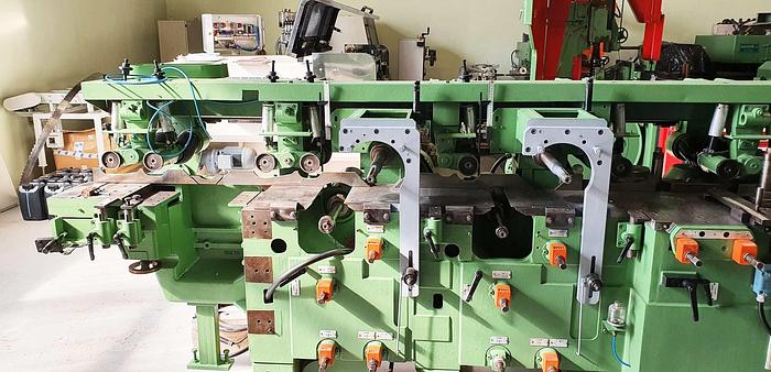Used Wadkin planer & Moulder GA220 9-heads