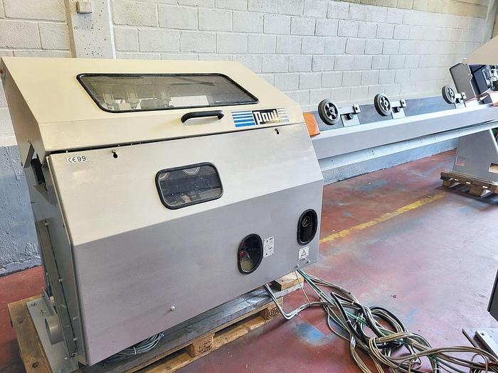 Used PAUL MKL11 CNC full optimisation cross-cut saw line