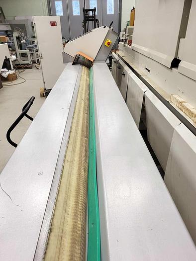 Used PAUL MKL11 CNC full optimisation cross-cut saw line