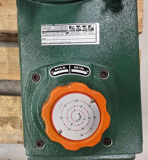 Used FELDER Industrial Feeder Variofeed 4