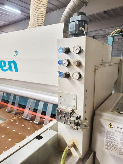 Used GIBEN Prismatic 301 SPT beam saw with lifting table