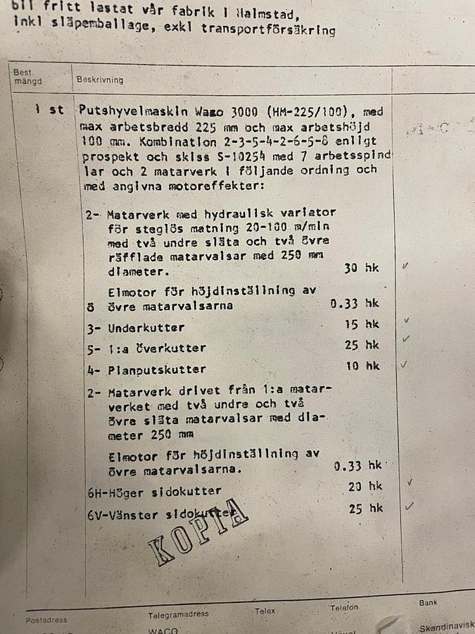 Used Waco 3000 HM-225 = Universal