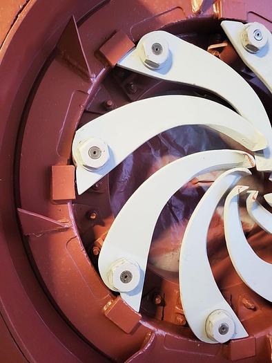 Refurbished Valonkone Debarking machine Valonkone VK26T-2 rotors with in and out feeding conveyor