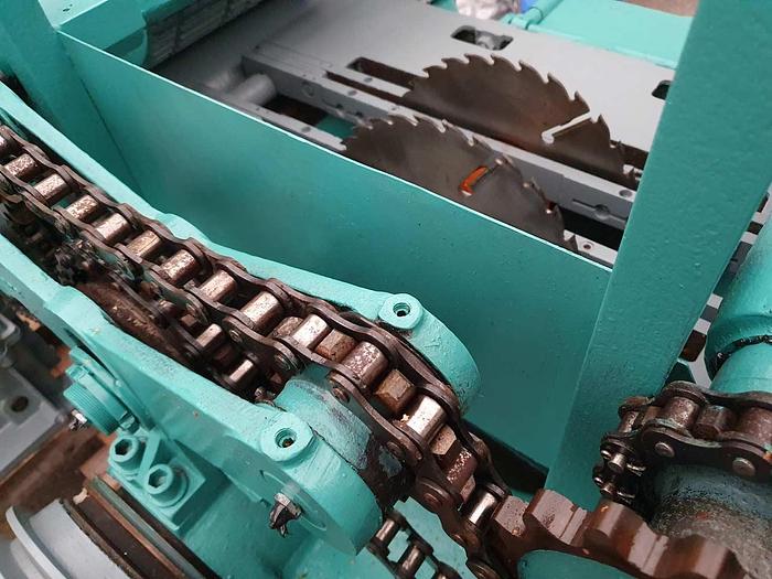 Used Söderhamn( Kockums )Edger 511-A with complete automatic mechanization