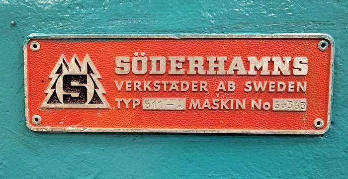 Used Söderhamn( Kockums )Edger 511-A with complete automatic mechanization