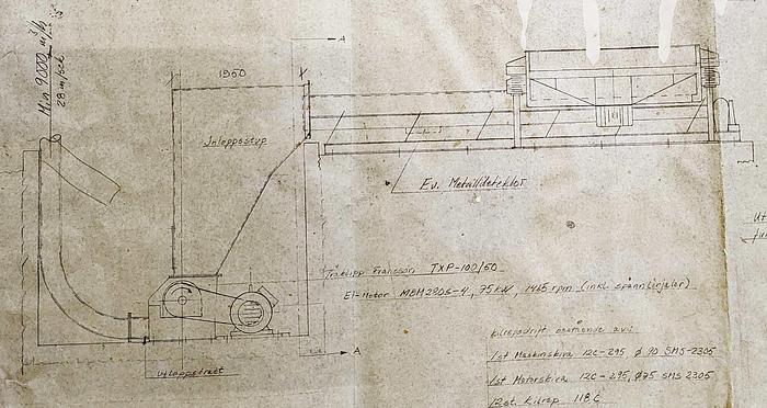 Used Drum chipper Andritz / Franssons TRT 100