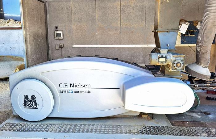Used Mobile Briquetting plant C.F Nielsen BP 5510 automatic