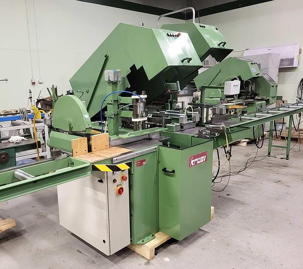 Used KRÜSI chalet building machine / log house production line type CM 40