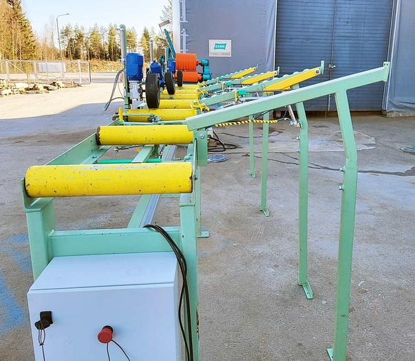 Used Söderhamn( Kockums )Edger 511-A with complete automatic mechanization