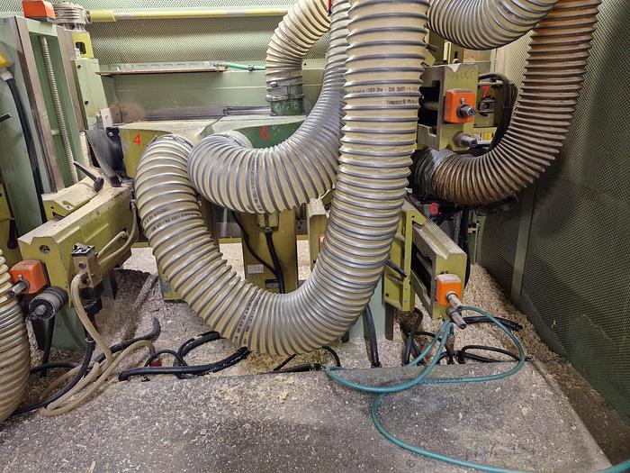 Used GABBIANI Double end Tenoner Line, T Modul