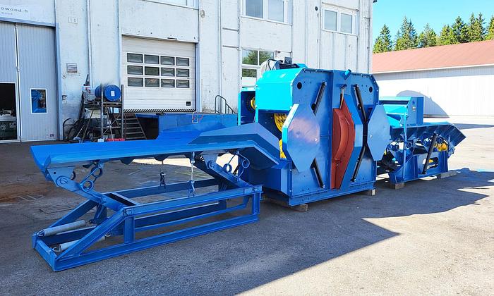 Refurbished Valonkone VK26 M debarking machine,  completly renovated